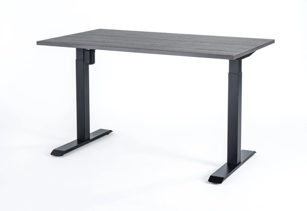 Viva New Generation 2.0, Birou reglabil electric, un singur motor - Premium - 1600x800x25 - Logan - Negru