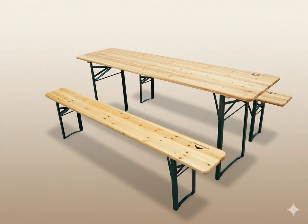 Set de bere din lemn – 180 cm, 70cm
