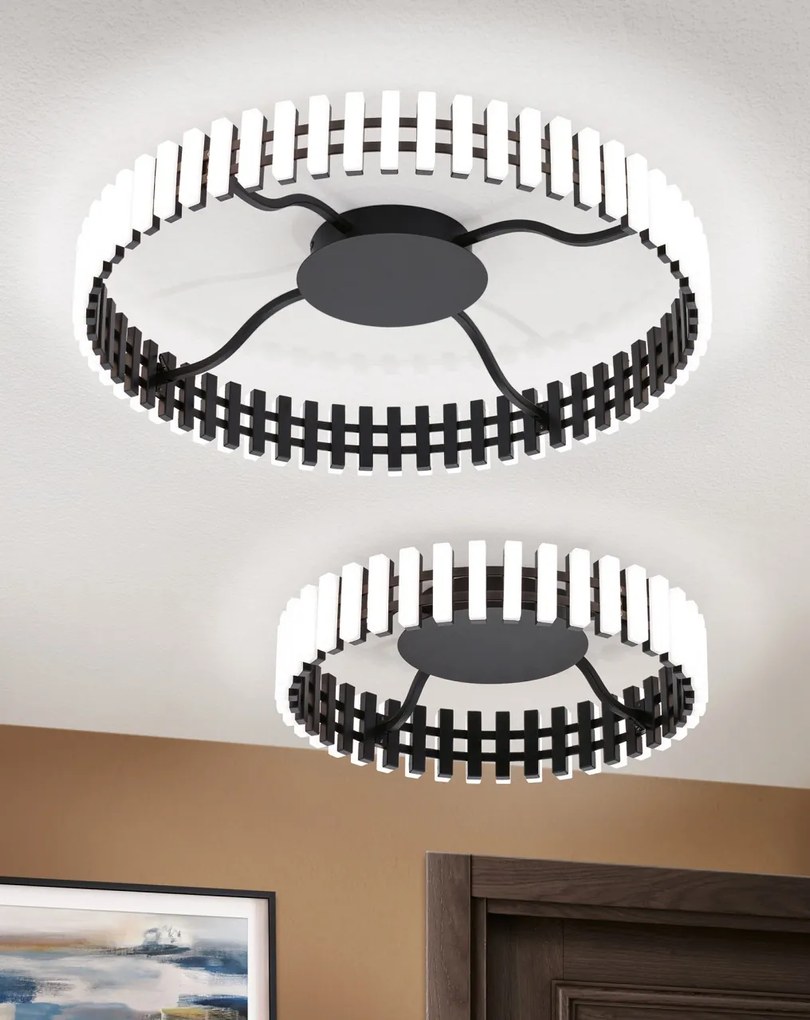 Lustra LED dimabila aplicata design modern circular MANSION 63cm