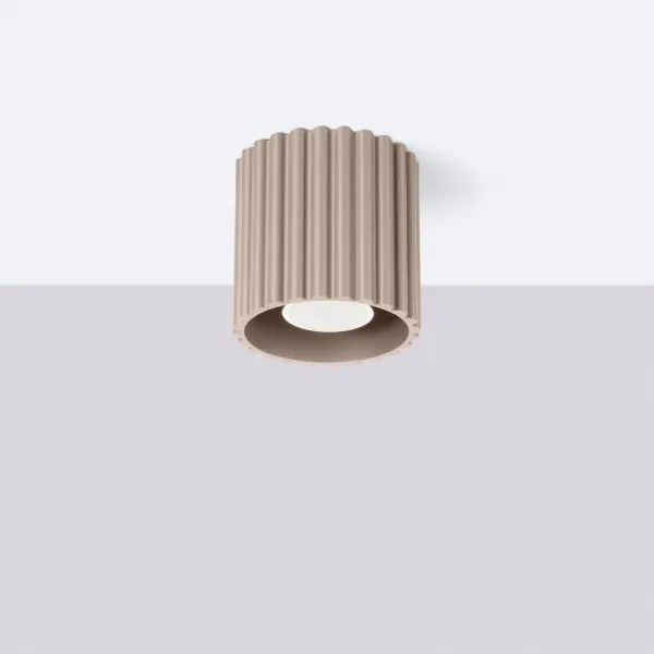 Sollux SL.1814 - Spot AURA, 1x GU10/10W/230V, 10 cm, taupe