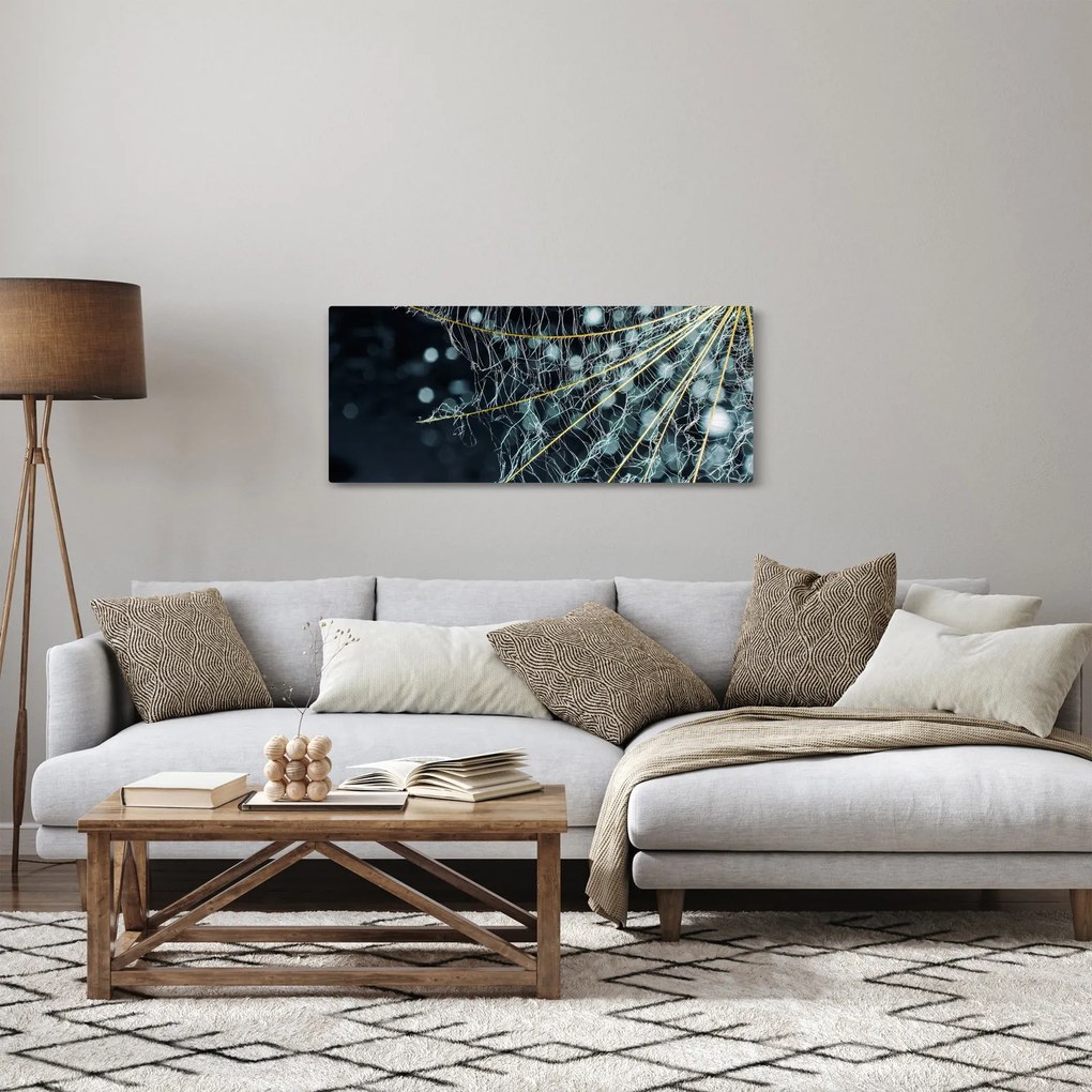 Tablou - Floare cu pânză de pâianjen (120x50 cm)