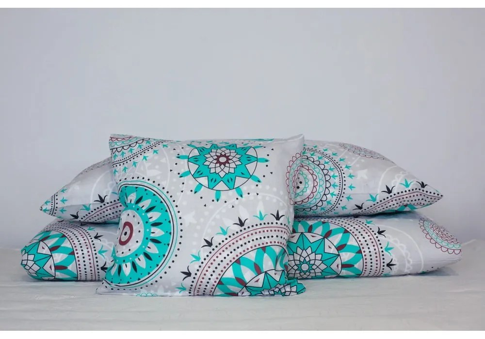 Lenjerie de pat din bumbac Cotton House Mandala, 140 x 200 cm