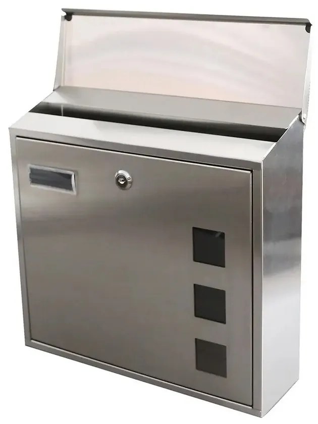 Cutie poștală 350 x 330 x 110 mm, inox