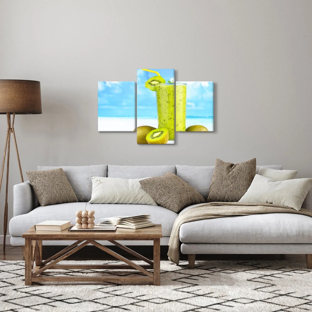 Tablou - smoothie kiwi (90x60 cm)