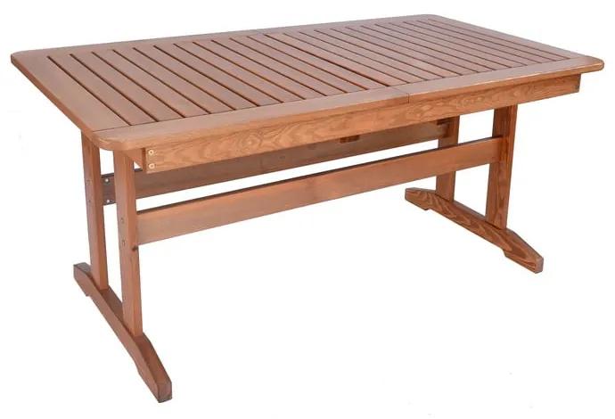 Masă de grădină din lemn de pin 90x160 cm Luisa – Rojaplast
