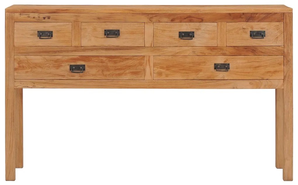 288897 vidaXL Servantă, 125 x 30 x 75 cm, lemn masiv de tec
