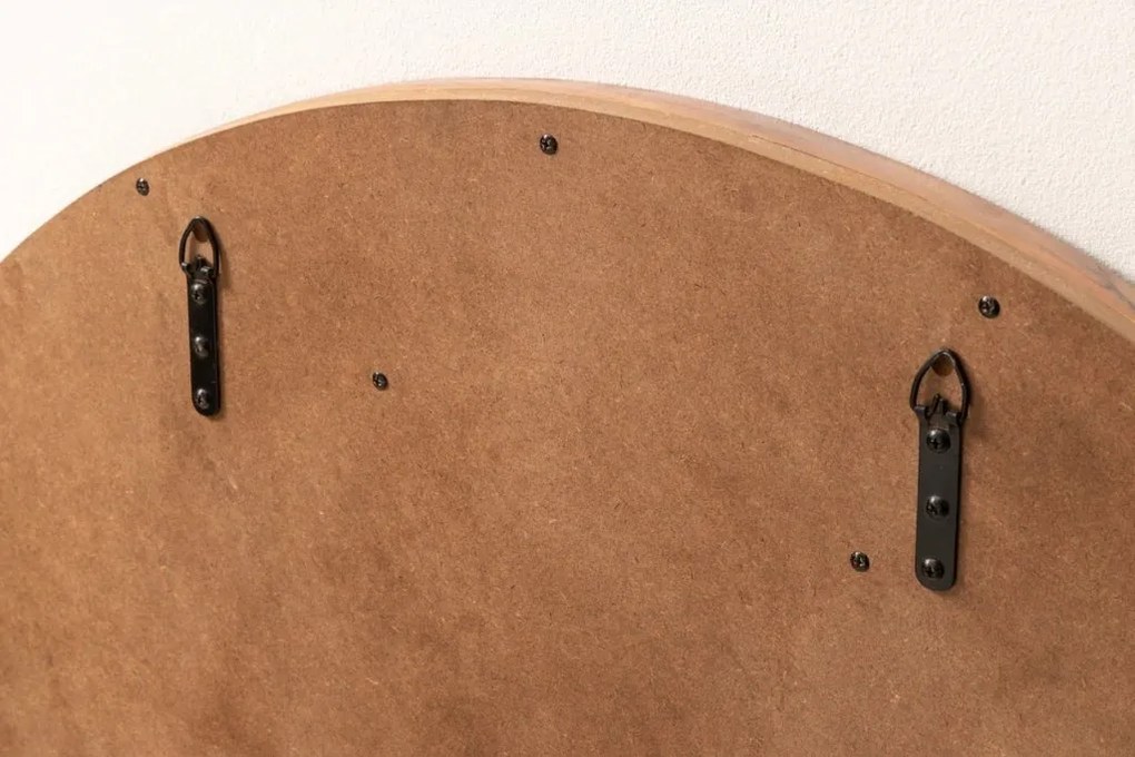 Oglinda decorativa cu margini din lemn Mirror 100cm