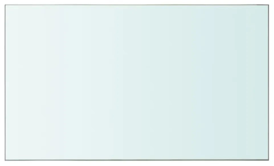243821 vidaXL Raft din sticlă transparentă, 50 x 30 cm