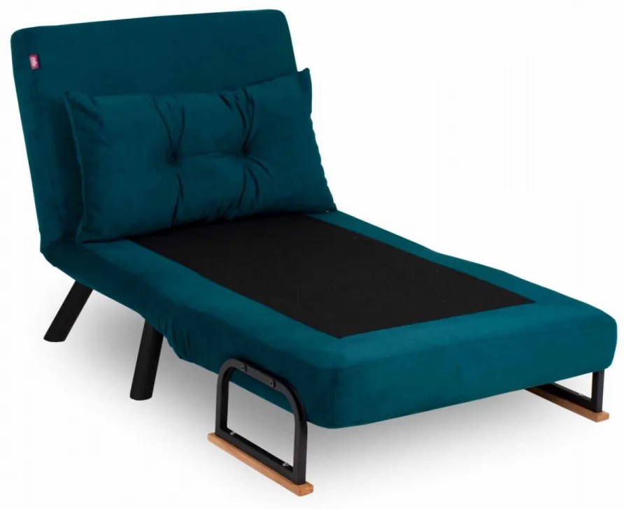 Fotoliu Extensibil Sando Single, Verde Petrol