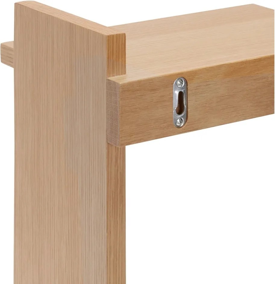 Raft în culoare naturală etajat cu aspect de lemn de stejar 34 cm Forma – Hübsch