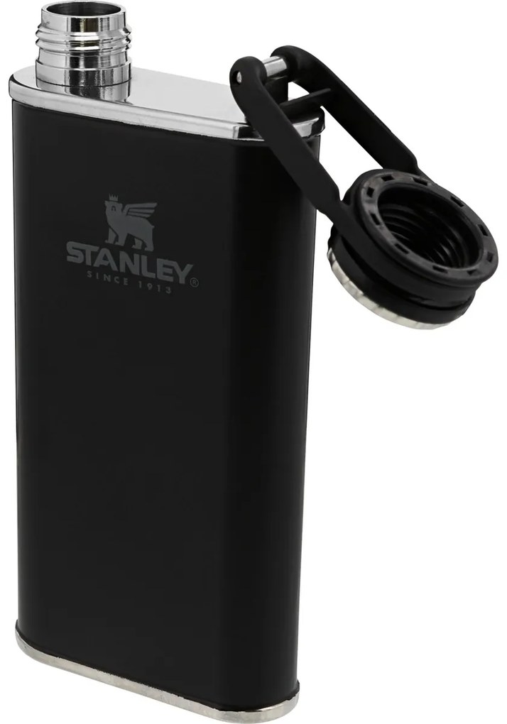 Stanley Placatka Easy-Fill Wide Mouth Flask 230 mlMatte Black Pebble