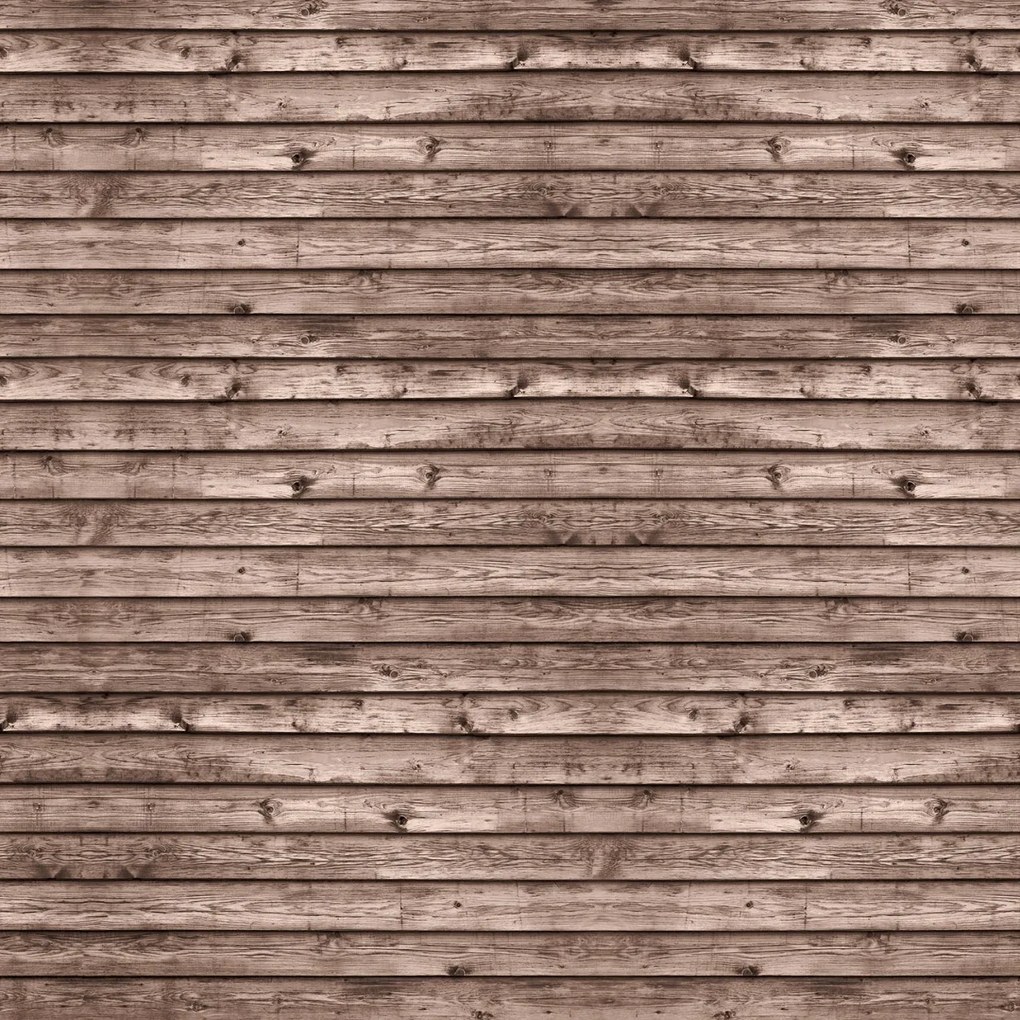 Fototapet, Horizontal Boards, Brown, Rebel Walls