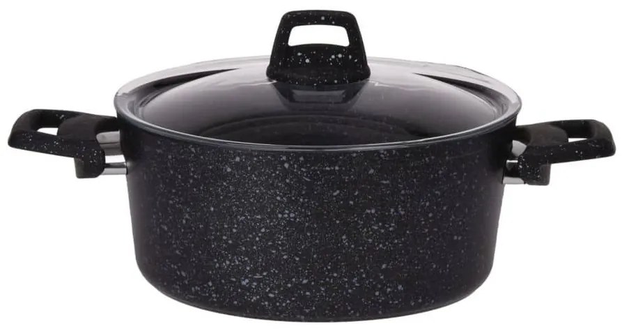 Cratiță din aluminiu cu capac EH Granite 4,4 l , diam. 24 cm