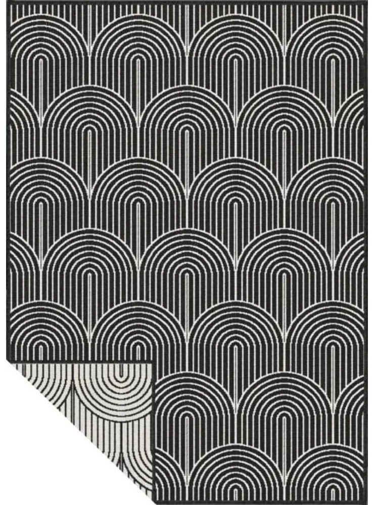 Covor de exterior negru-alb 240x330 cm Pangli Black – Hanse Home