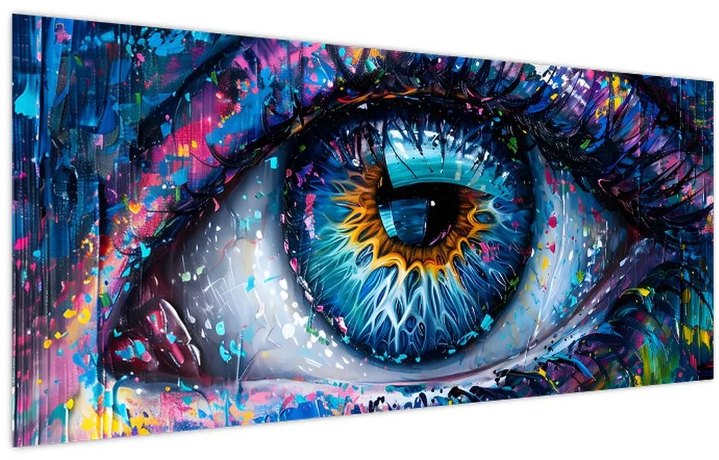 Tablou - Pictura ochilor (120x50 cm)