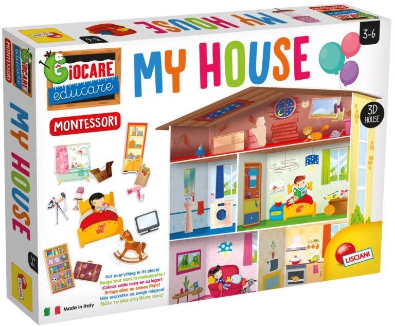 JOC MONTESSORI MAXI - CASUTA MEA - LISCIANI (LEX72477)