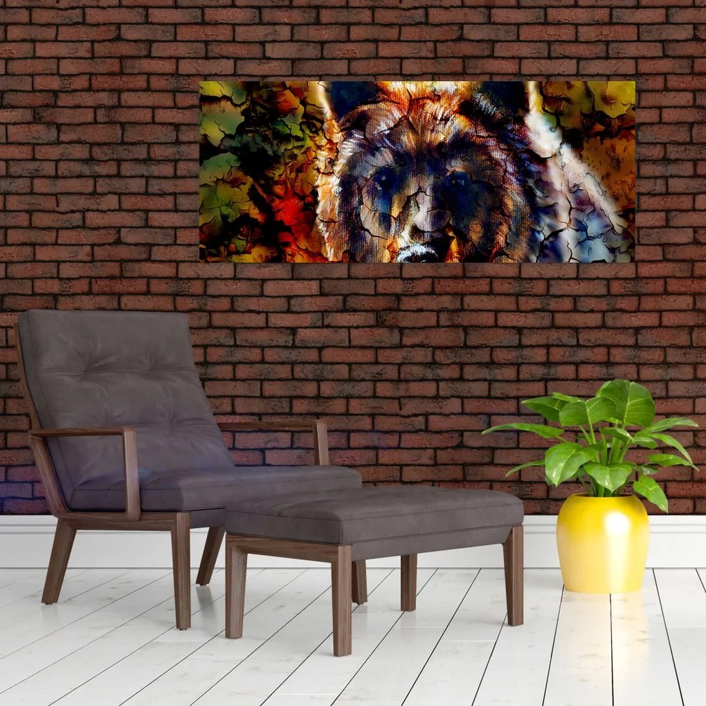 Tablou - Urs,pictură (120x50 cm)