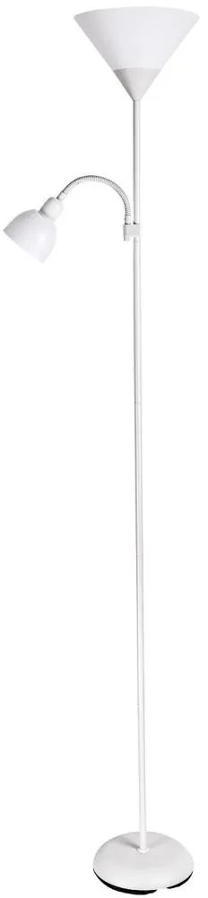 Brilagi - Lampadar ARIANA 1xE27/100W/230V + 1xE14/25W alb