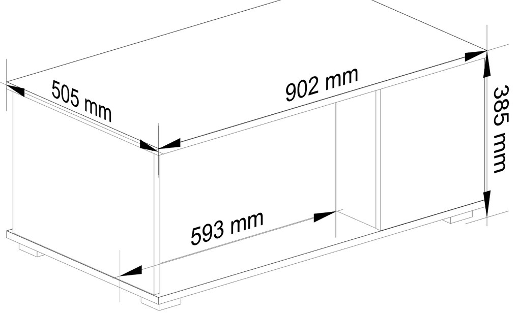 Măsuță de cafea Palak IV (wenge). 1068777