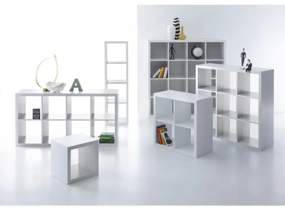 CORP MODULAR CUBE, 77X38X77 CM, CULOARE ALB, MDF