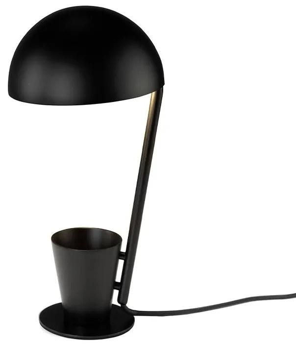 Lampa de masa eleganta design minimalist Black Steel
