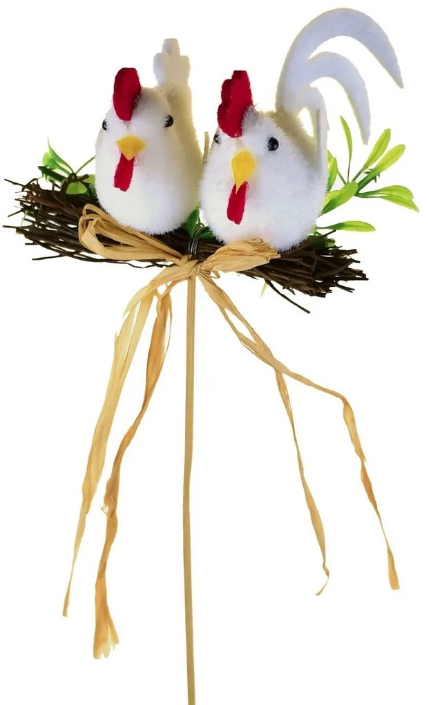 Decorație de Paște Cocos și Găină, 30 cm