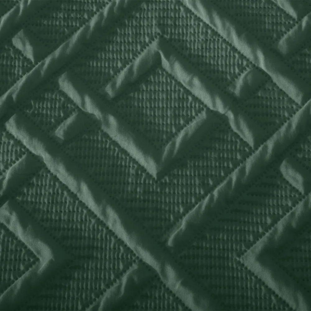 Cuvertură de pat modernă cu model în verde Lăţime: 220 cm Lungime: 240cm
