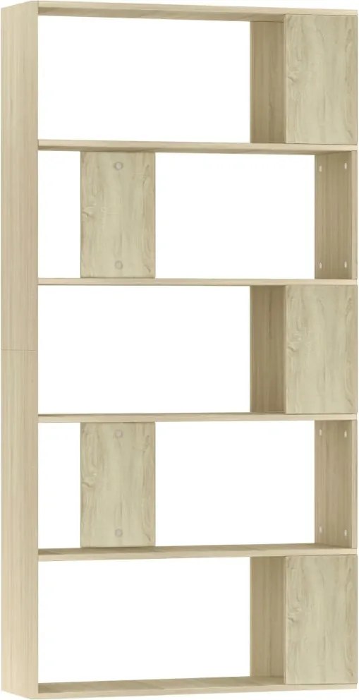 vidaXL Bibliotecă/Separator, stejar sonoma 80x24x159 cm lemn prelucrat