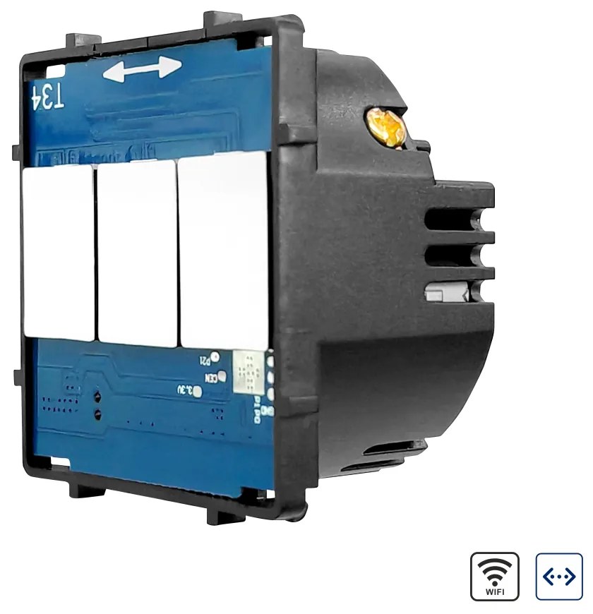 Modul Intrerupator Draperie Wi-Fi cu Touch LUXION