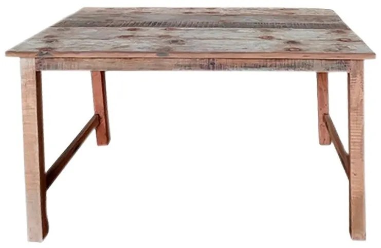 Masa dining, din lemn de mango si acacia, aspect rustic, Campagne