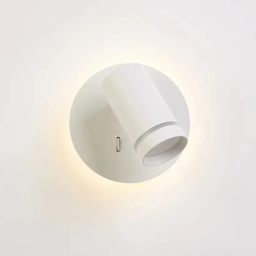 Aplica ambientala cu spot directionabil Laser, alba