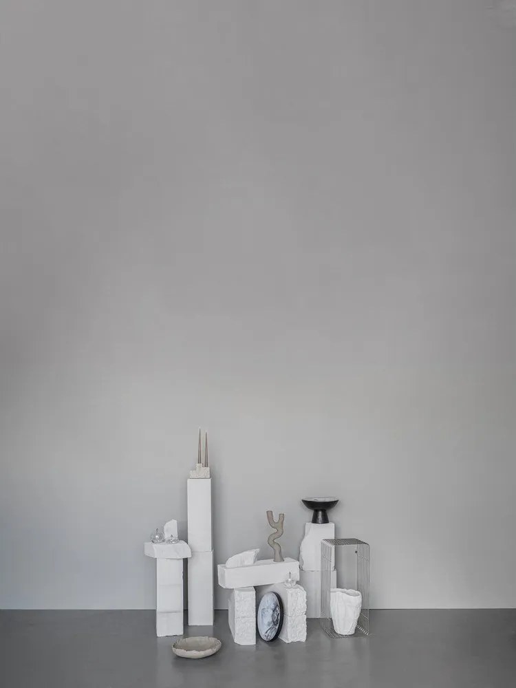 Bol negru/fildeș din gresie ø 31,5 cm By Hand – Mette Ditmer Denmark