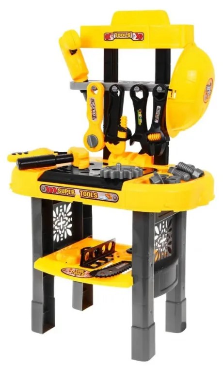 Set de unelte pentru copii și masă de asamblare, 23 de piese