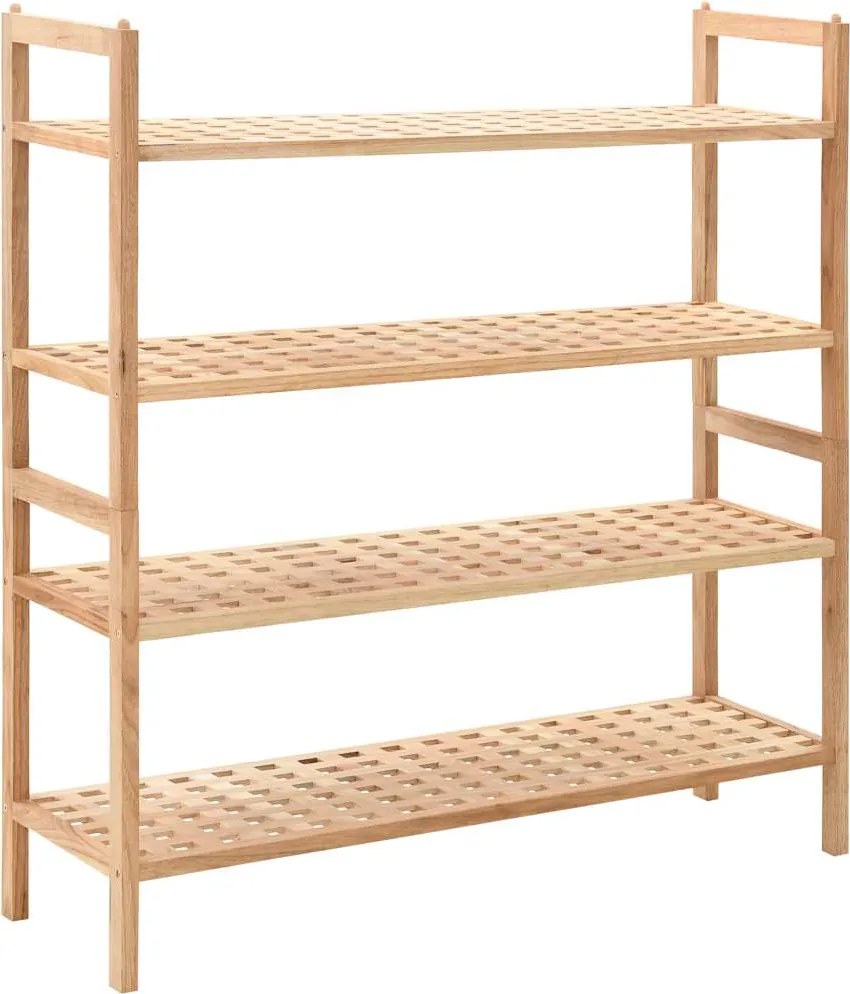 vidaXL Pantofar din lemn masiv de nuc, 69 x 26 x 81 cm