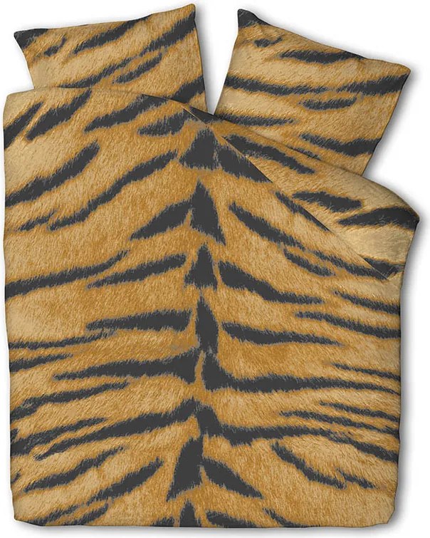 Lenjerie de pat din bumbac TIGER SKIN maro Dimensiune lenjerie de pat: 2 buc 60 x 70 cm | 200 x 200 cm