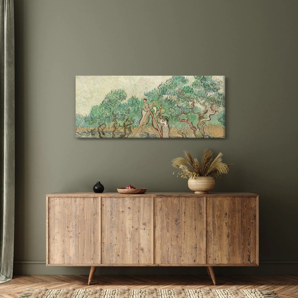 Tablou - Vincent van Gogh, The Olive Orchard, reproducere (120x50 cm)