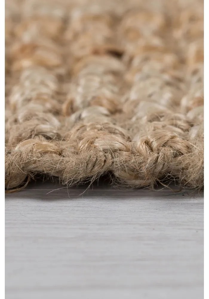 Covor din iută Flair Rugs Jute, 60 x 230 cm, maro