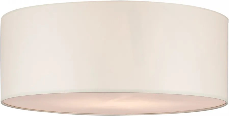 Plafoniera tavan Plafon tesatura, 3 becuri, 60 cm, crem, 220 V