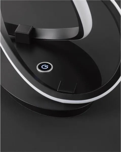 Lampă de masă LED reglabilă INDIGO LED/19W/230V 3000K neagră