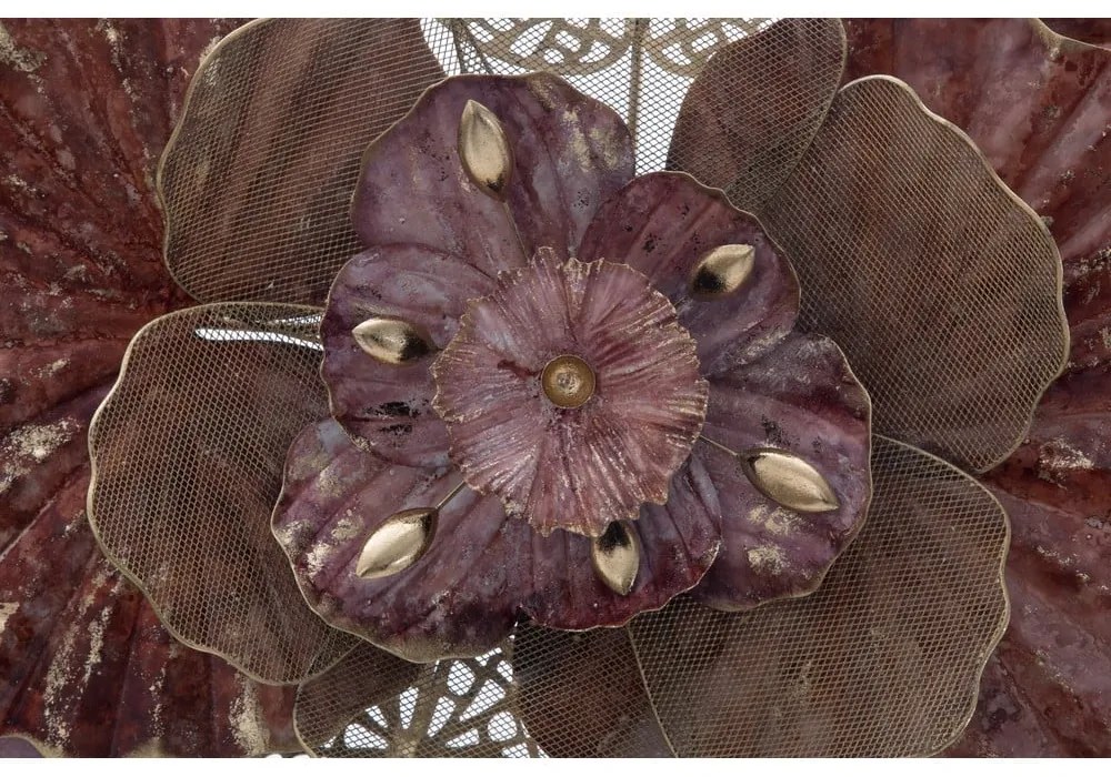 Decorațiune suspendată metalică Mauro Ferretti Flowery, 118 x 58 cm