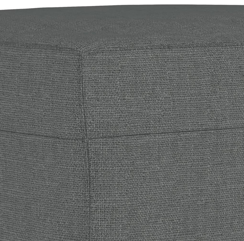 Taburet, gri inchis, 70x55x41 cm, material textil Morke gra, 70 x 55 x 41 cm