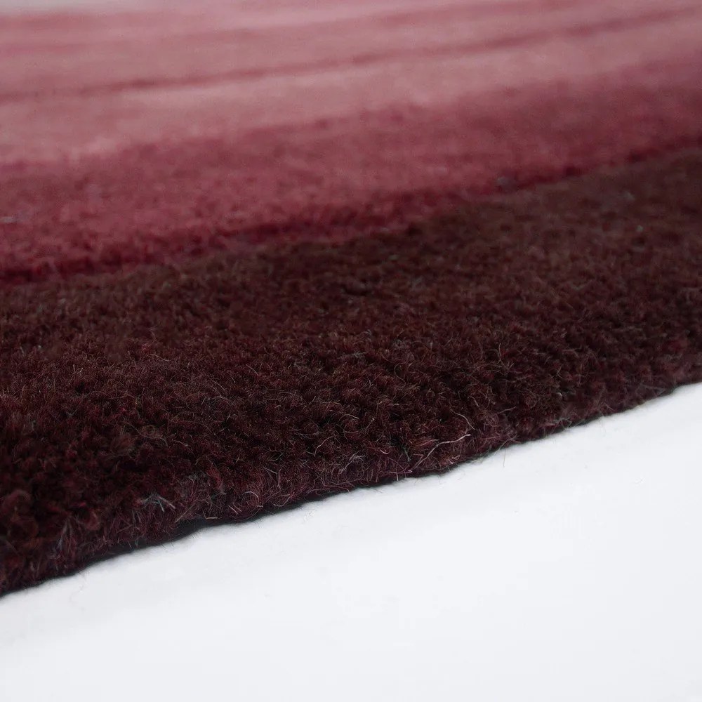 Covor mov țesut manual din lână 200x290 cm Puddle Ombre – Flair Rugs