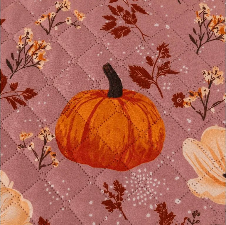 Cuvertura de pat PUMPKINS ROSAVIE, roz pal Dimensiune: 170 x 210 cm