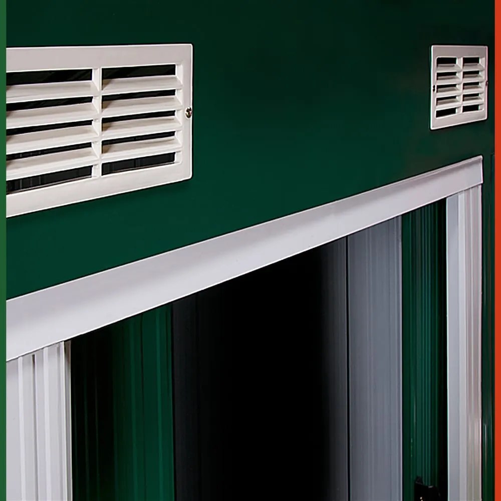 Depozit de unelte pentru grădină L, 196x122x182cm, verde Gardebruk