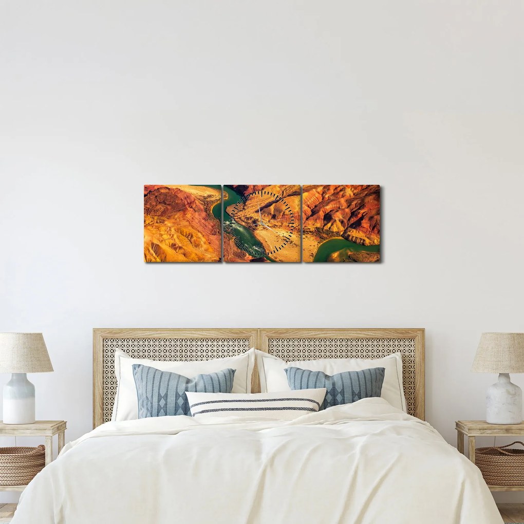 Tablou - Marele Canion (cu ceas) (90x30 cm)