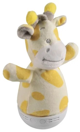 Lampă de noapte LED RGB pentru copii, cu melodie, 3xAAA/5V, model girafă