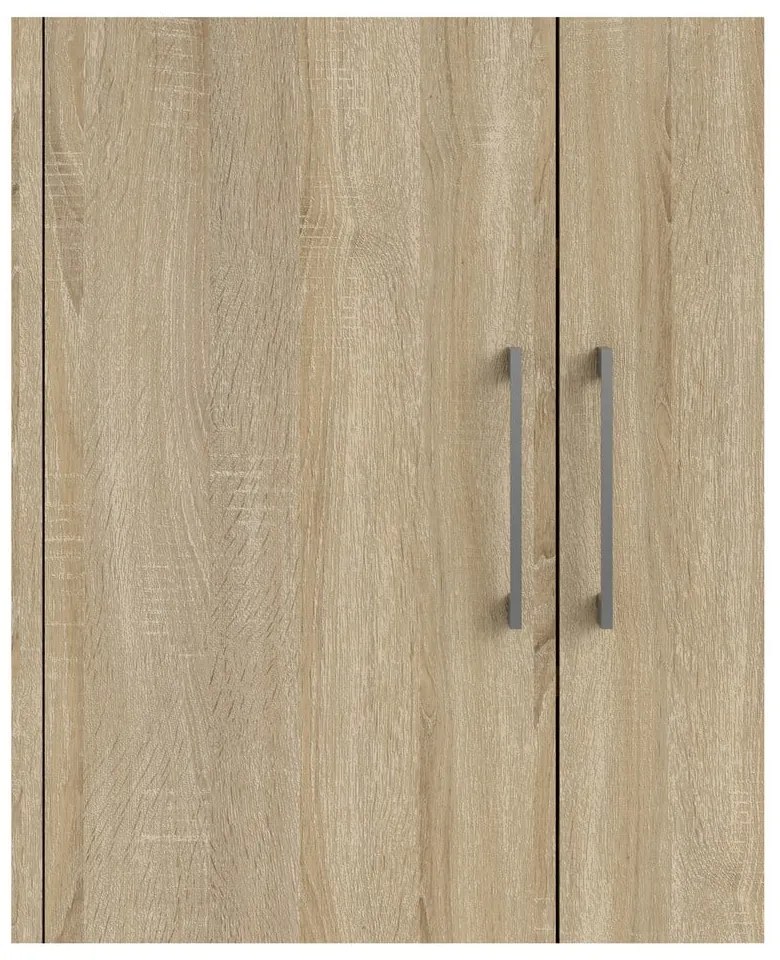 Bibliotecă modulară cu aspect de lemn de stejar 89x113 cm Prima – Tvilum