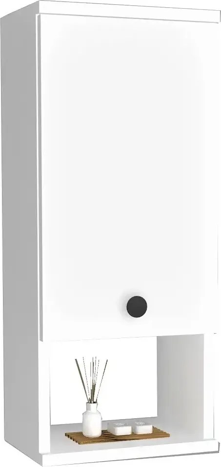 Dulap pentru baie Mis, culoare alb,71 cm