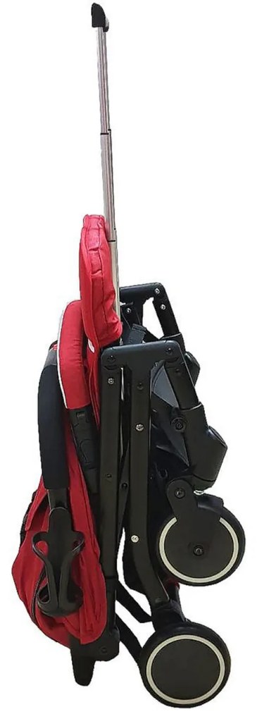 Carucior sport ultracompact pentru copii NOVOKIDS™ Baby C Trolley, Transformabil in troller, Spatar reglabil 3 trepte, Frana picior, Pliabil,Bordeaux