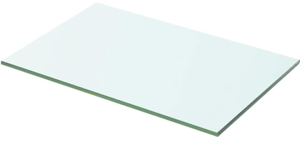 vidaXL Raft din sticlă transparentă, 50 x 25 cm